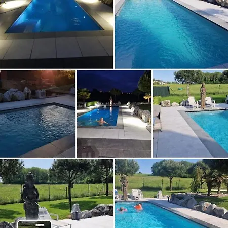 La De , De Charme Avec Jardin ,piscine Nature, Jacuzzi , Petanque, Fitness, Billard,ping Pong, Ferienhaus